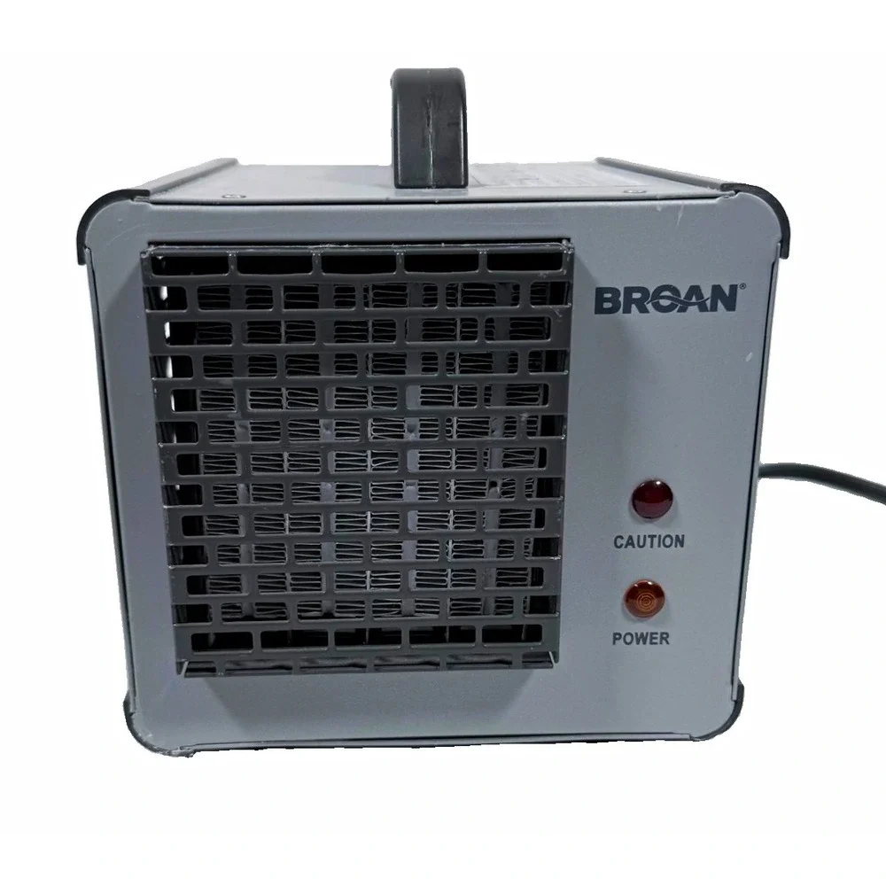 Broan Big Heat 6201-A Portable Ceramic Air Heater 1500W Heavy Duty Metal TESTED